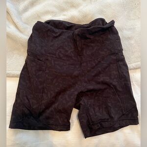 Black Camouflage Bike Shorts